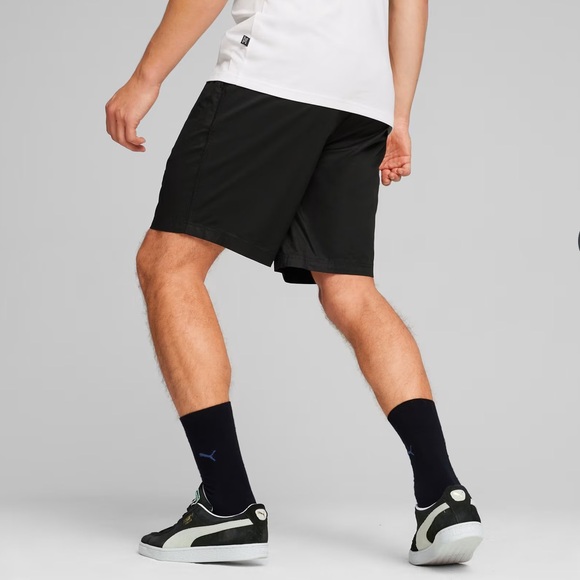 NEW Puma Essentials Men's Chino Shorts Black Athletic Size Small - Picture 4 of 6